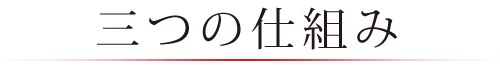 三つの仕組み